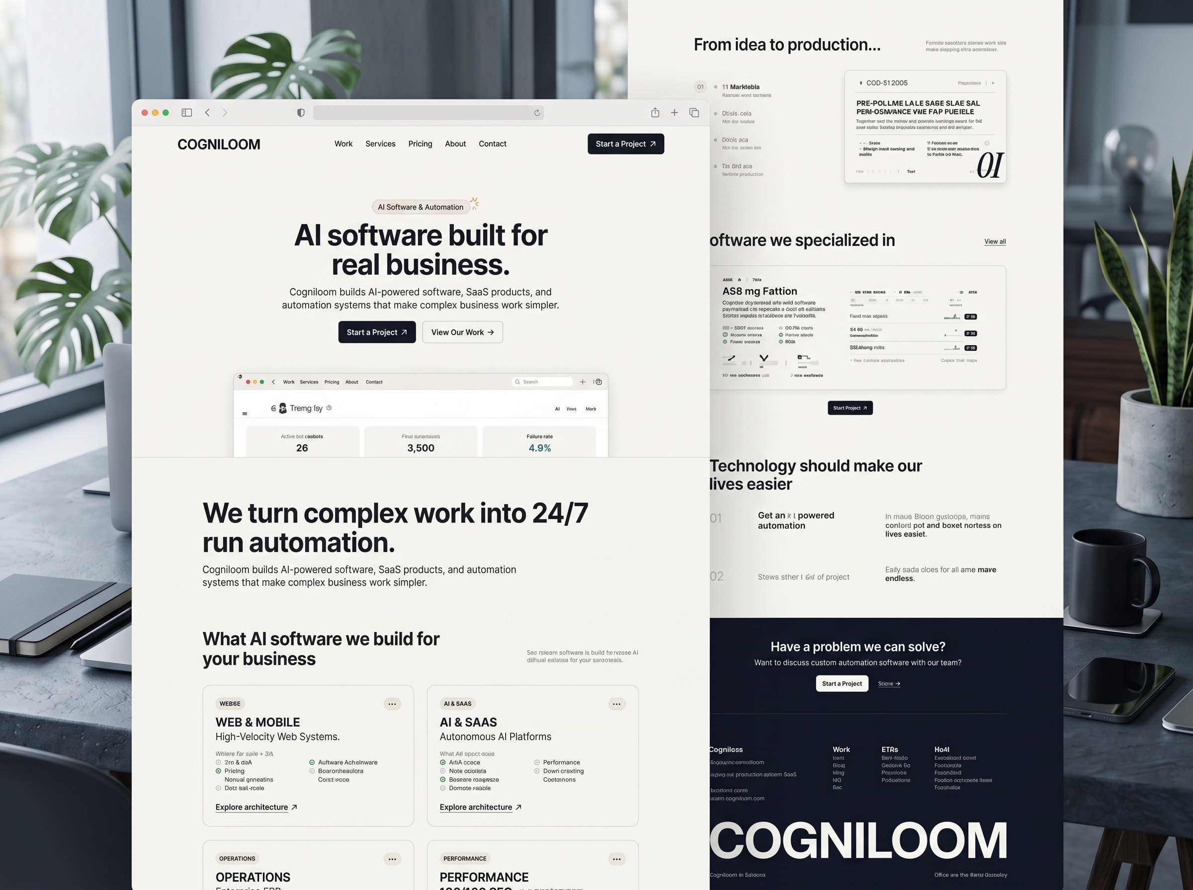 Cogniloom concept AI software and hiring platform preview